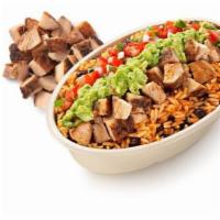Pollo Asado Bowl · Like a burrito but served in a bowl with your choice of signature fillings