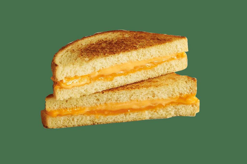 Classic Grilled Cheese · Cheddar and white American cheese on toasted sourdough bread.