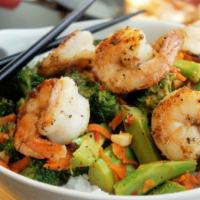 SF1. Shrimp with Broccoli  · 