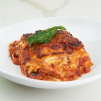 Lasagne Al Forno · bolognese meat sauce, besciamella, parmigiano. Handcrafted in-house daily with imported ital...