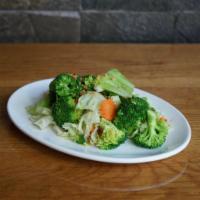 Stir Fried Mixed Vegetables · Stir-fried mixed vegetables and tofu in bean sauce.