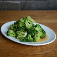 Stir Fried Broccoli · Stir-fried broccoli in bean sauce.