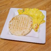 Egg Breakfast · Served with choice of rice or arepa.