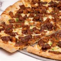 BBQ Chicken Pizza Combo · **Includes your choice of 12 garlic knots, a garden salad or 12 zeppole. 
20'' pie (8 slices...