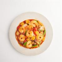 Sweet 'N' Sour · Sauteed garlic, onion, bell pepper, carrot, mushroom, scallion, pineapple and tomatoes in sp...