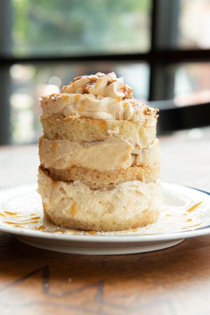 Catering Dulce de Leche · Layers of cake soaked in tres leches “three milks” and topped with whipped cream and hand-made caramel sauce.