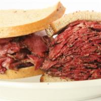 Hot Pastrami Sandwich · If you like your meat juicy, we recommend you do not order lean or extra lean meat. Not
resp...