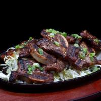 56. Kalbi BBQ Short Ribs · Ribs that have been broiled, roasted, or grilled. 