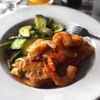 Shrimp Creole Crepe · Crepes served with du jour vegetables and choice of crepe house crepe or gluten-free. Sautée...