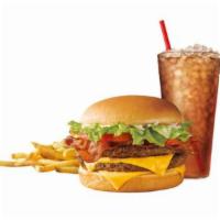 #3 SuperSONIC® Bacon Double Cheeseburger Combo · Mayo, Lettuce and Tomato with Cheese and Bacon