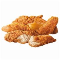 Crispy Tenders · 3 or 5 Pieces. Served with your choice of Honey Mustard, BBQ, Ranch, or Signature Sauce.