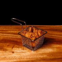 Fried Pickles · Vegan. Served with 2  dips.