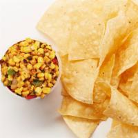 Large House-Made Chips and Corn Salsa · 