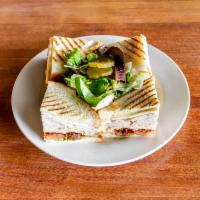 Club House Sandwich · Thick bacon, turkey, lettuce, tomato, mozzarella, mayo and 9-grain bread. 