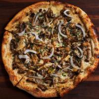 Mushroom · fontina fonduta | roasted mushrooms | garlic confit | fennel thyme | taleggio | crispy leeks