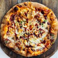 BBQ Chicken · mozzarella, red onion, cilantro