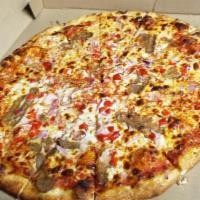 Good Fella Pizza Combo · Sausage, sweet red pepper, and caramelized onions.