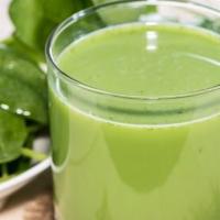 Green Vital Juice (12 oz.) · Cold-Press juice made with spinach, celery, apples and carrots