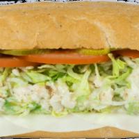 Chicken Salad Sub Combo Meal · Handmade Chicken Salad & Provolone Cheese on White Roll. 330-1220 Cal.