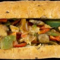 Veggie Philly Combo Meal · Grilled Onions, Red & Green Peppers, Mushrooms, Tomatoes, Cucumbers, & Swiss American Cheese...