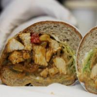 Sweet Baby Ray's BBQ Chicken Sub · We Grill our Fresh, Hormone Free, Hand Trimmed All White Meat Chicken Breast and Smother it ...