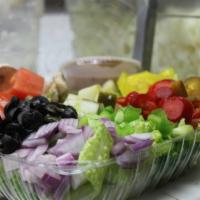 Garden Salad · Any or All of our Garden Fresh Veggies, with your choice of Cheese.
