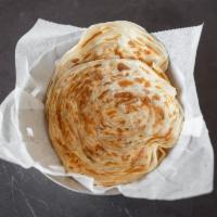 Parrota Salna with Chicken Gravy · 2 pieces. A parotta, is a layered flat bread of South India with chicken gravy.