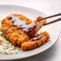 Family Fried Pork Cutlet · fried pork cutlet ( 3pc ) with tonkatsu sauce