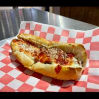 Veal Parmesan Sub · Hand breaded veal, homemade marinara and mozzarella cheese.
(Cannot be made GLUTEN FREE)