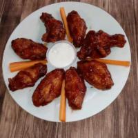 Sweet chili ‘Bad & Boujie’ wings  · Our 'Bad & Boujie' sauce is a house made sauce that combines the flavors of sweet chili's an...