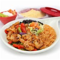  Fajitas Plate · Choice of chicken adobo, steak or shrimp with bell peppers, onions and tortillas.
