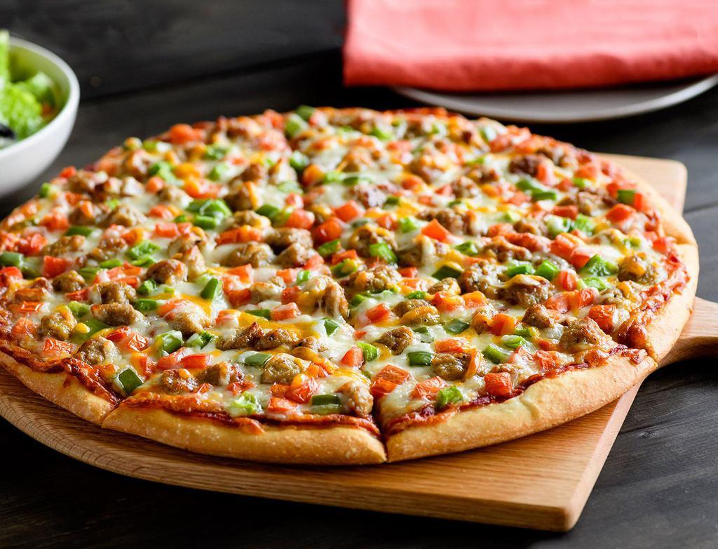 Create Your Own Large Pizza (Baking Required) · Choose one of our fresh dough options, then top your pizza with everyone's favorite toppings. With this custom made-from-scratch pizza, even the pickiest of eaters will be happy, too!