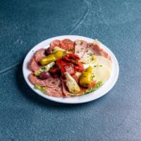 Assorted Antipasto · Imported sliced Italian meats and cheese.