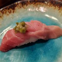 2pcs Toro sushi · Bluefin tuna belly 