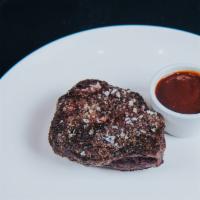 Filet 10 oz · 10 oz beef filet cooked to the desired temperature & choice of STK sauce.