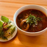 Bun Bo Hue · Spicy lemongrass beef soup