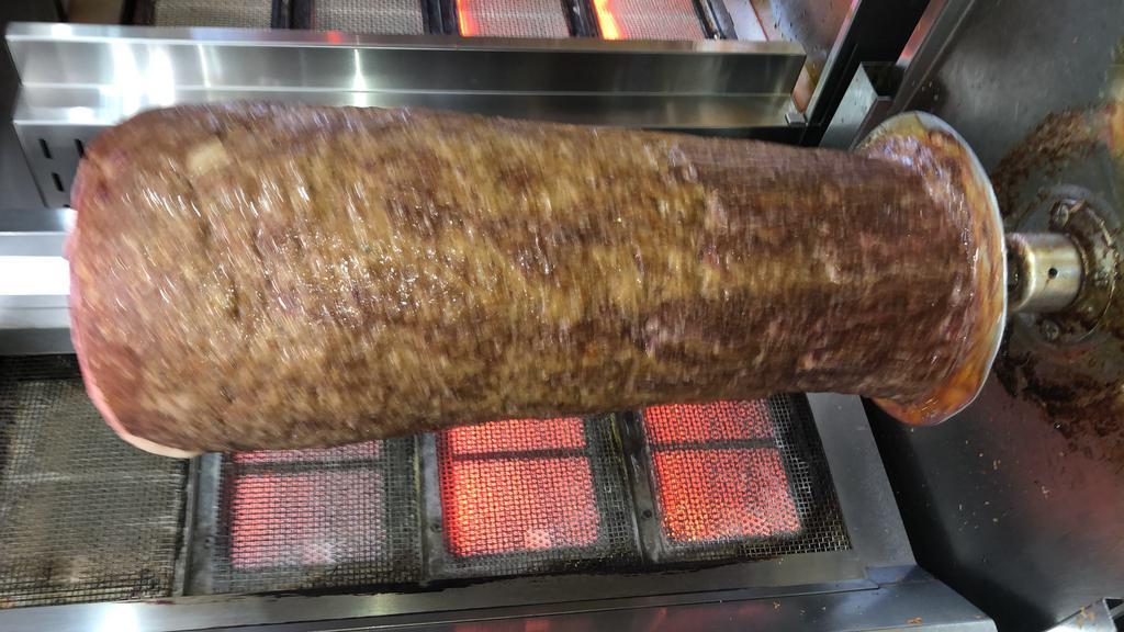 28. Lamb Gyro/Doner · Freshly ground lamb seasoned with Hazar spice blend and cooked on a vertical spit.