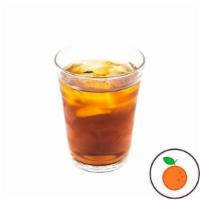 Fresh Orange Black Tea · Black tea is lightly sweetened with fresh orange squeezed in.