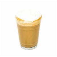 Sea Salt Latte · A year round staple and ours comes both steamed and iced. Topped with unique sea salt whippe...