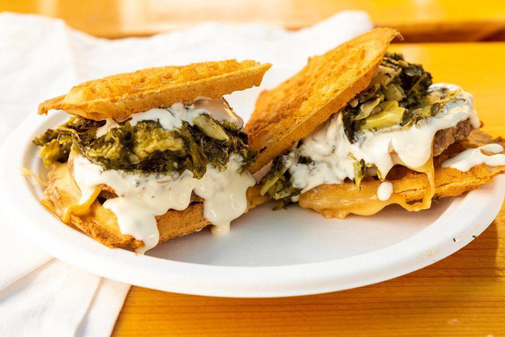 Smaaken Waffle Sandwiches · Dessert · Breakfast & Brunch · Waffles · Lunch · Dinner · Food Trucks · Sandwiches · Breakfast