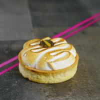 Lemon Meringue Tart · Crusty pie crust filled with lemon cream and covered with a soft meringue. Contains wheat, m...