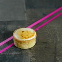 Mini Lemon Meringue Tart · Crusty pie crust filled with lemon cream and covered with a soft meringue. Contains wheat, m...