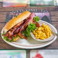 The Shiloh’s BLT Sandwich · Loaded with crisp hickory smoked bacon, fresh lettuce, tomatoes and mayo. 