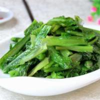 Pan-Fried Chinese Lettucea · 