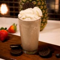 Oreo Shake · Real Vanilla ice cream, real Oreos, milk, and whip cream.Disclaimer: Shakes may get watery a...