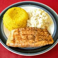 Salmon · (Includes the Choice of 2 Sides)