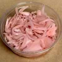 House Pickled Shallots · Shallots pickled in house. Sweet and snappy.