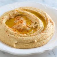 Hummus · Spread made from cooked and mashed chickpeas, blended with tahini, olive oil, lemon juice, s...