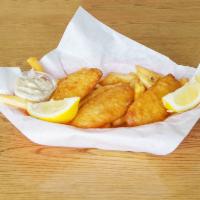 Fish and Chips · 3 piece fish and fries.
