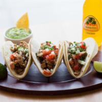 3 Tacos · Step 1 : Order of Corn or Flour Tortilla Tacos.
Step 2: Choose your Meat Option.
Step 3: Cho...